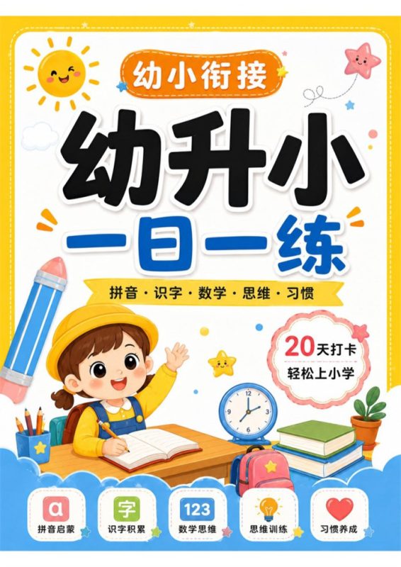 【20页完整版】2026秋新版幼小衔接一日一练彩色PPT.pdf-高考之家