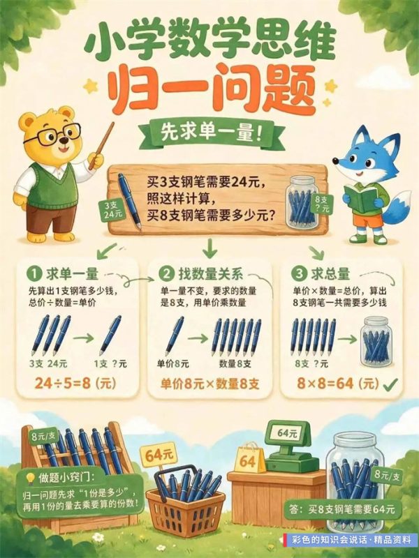 【9页高彩版】26秋小学思维训练9大难点题型.pdf-高考之家