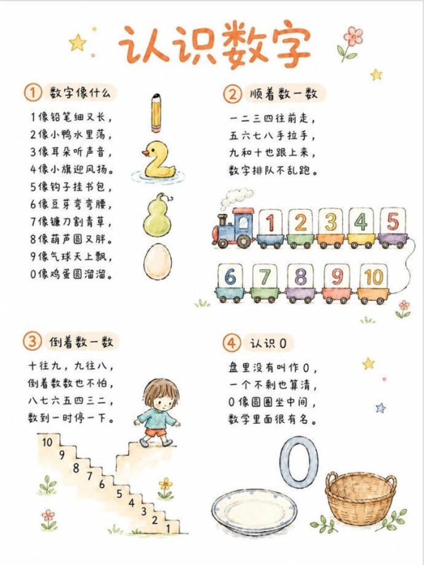 【9页高彩版】幼小衔接数学儿歌大全.pdf-高考之家
