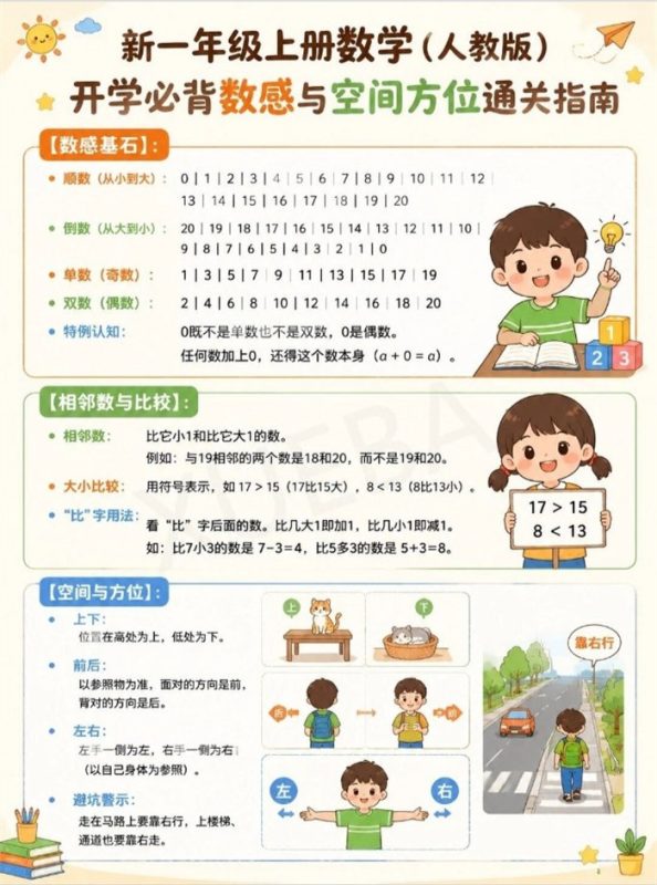 【7页完整版】26秋一年级上数学10大天坑趁暑假帮孩子过一遍.pdf-高考之家