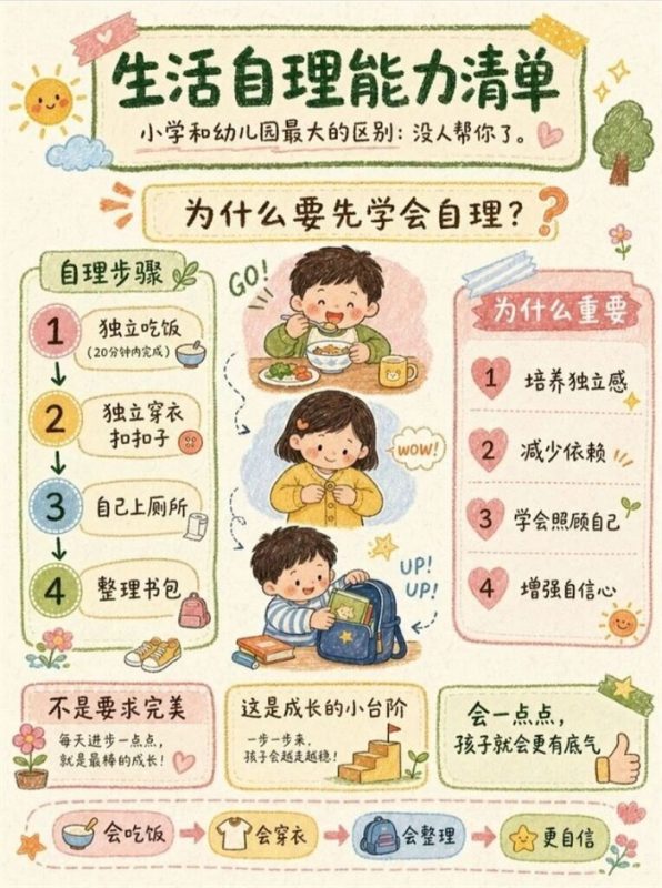 【8页高彩版】幼小衔接8大准备清单知识卡片.pdf-高考之家