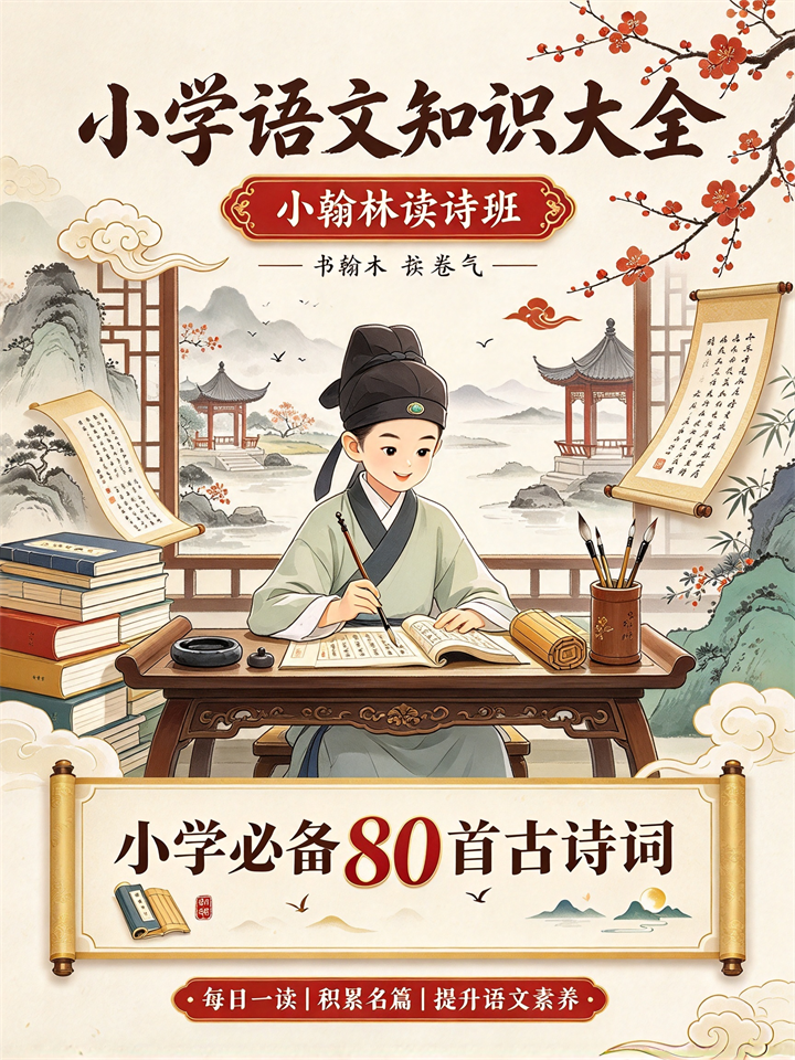 小学语文知识大全主图设计